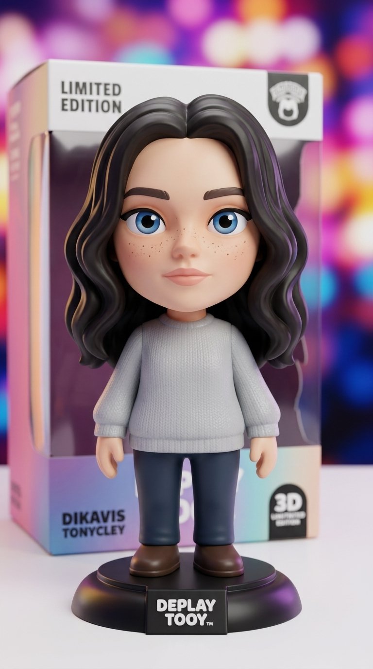 @img1 stylized toy version of the person, collectible figure, plastic texture, studio lighting, product photography, trending mascot aesthetic